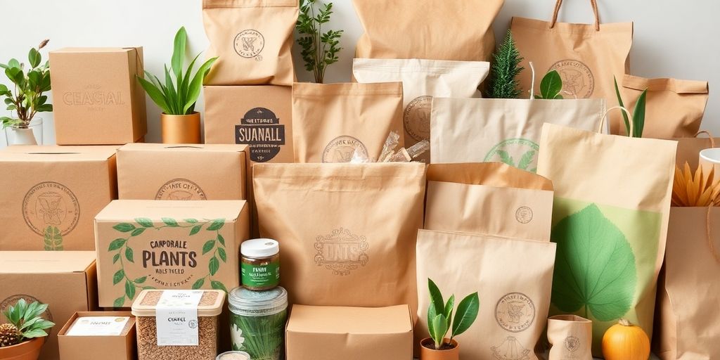 Eco-friendly packaging for catering businesses.