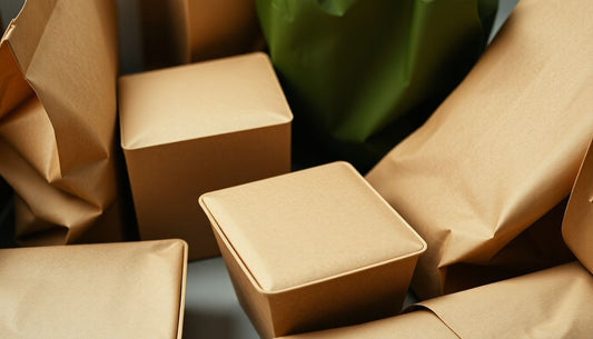 Restaurant food containers made from sustainable materials.