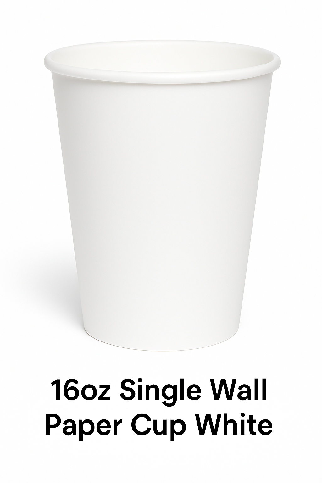 10oz Single Wall Paper Cup White