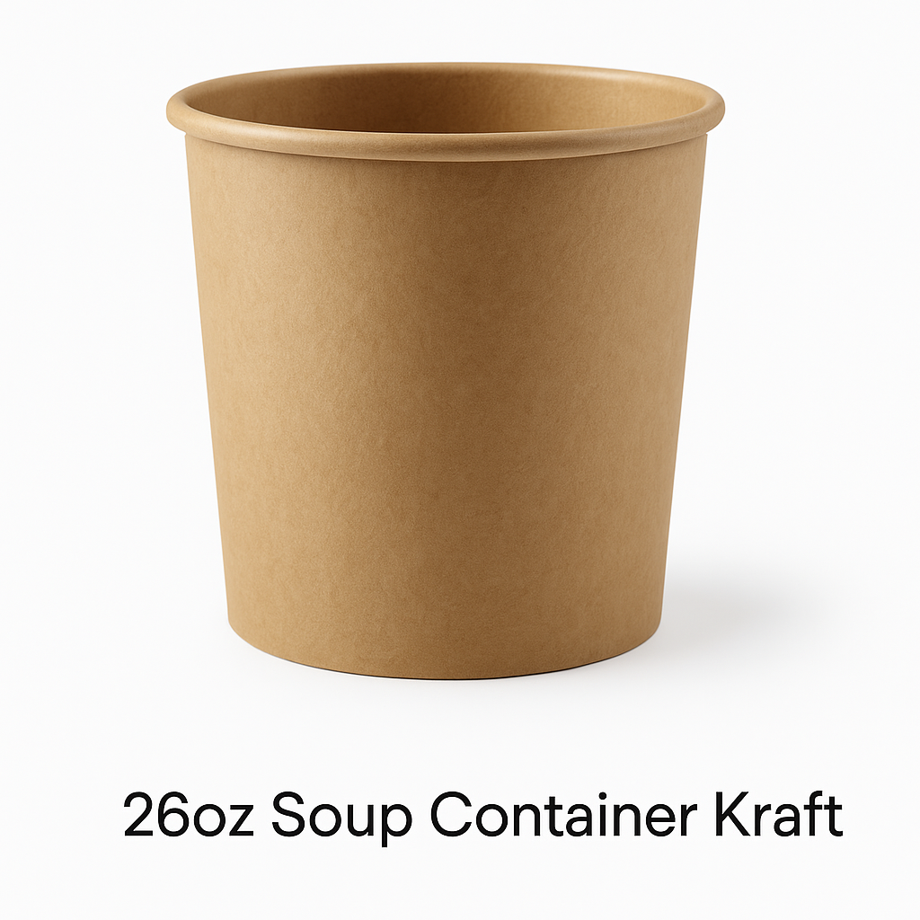 26oz Soup Container Kraft
