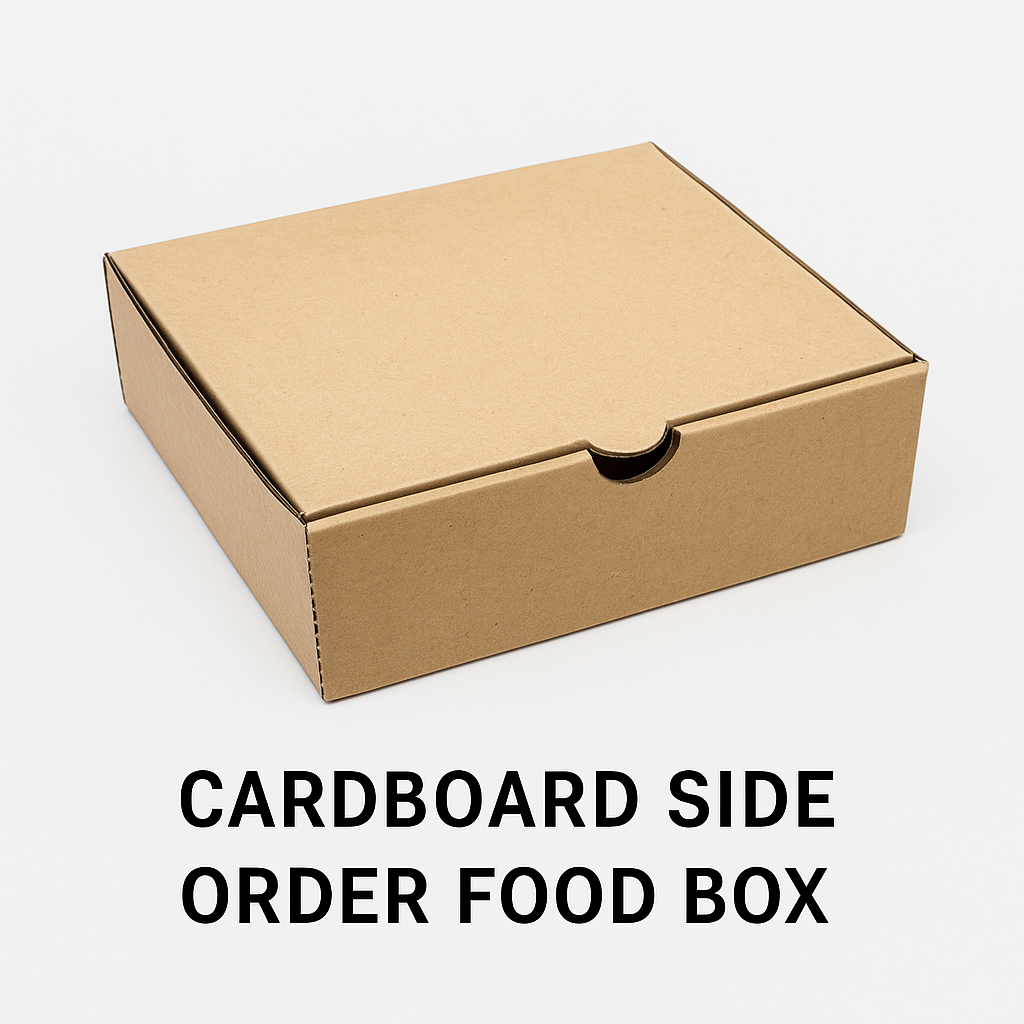 Cardboard Side Order Food Box