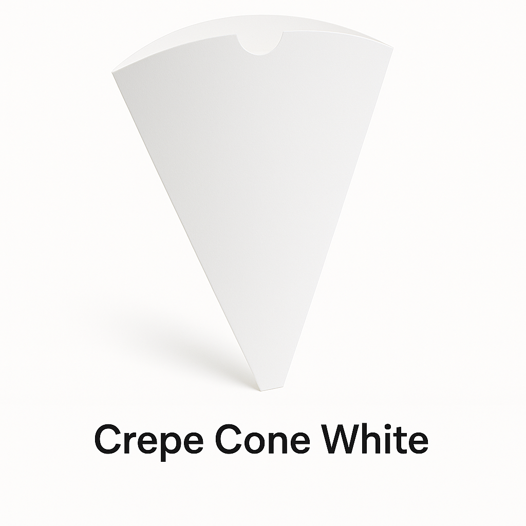 Crepe Cone White