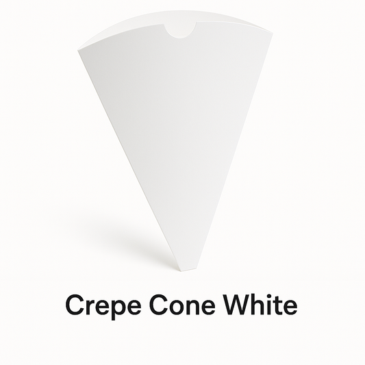 Crepe Cone White