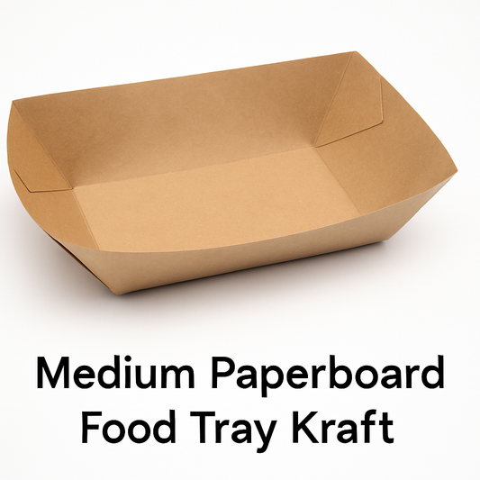 Medium Paperboard Food Tray Kraft
