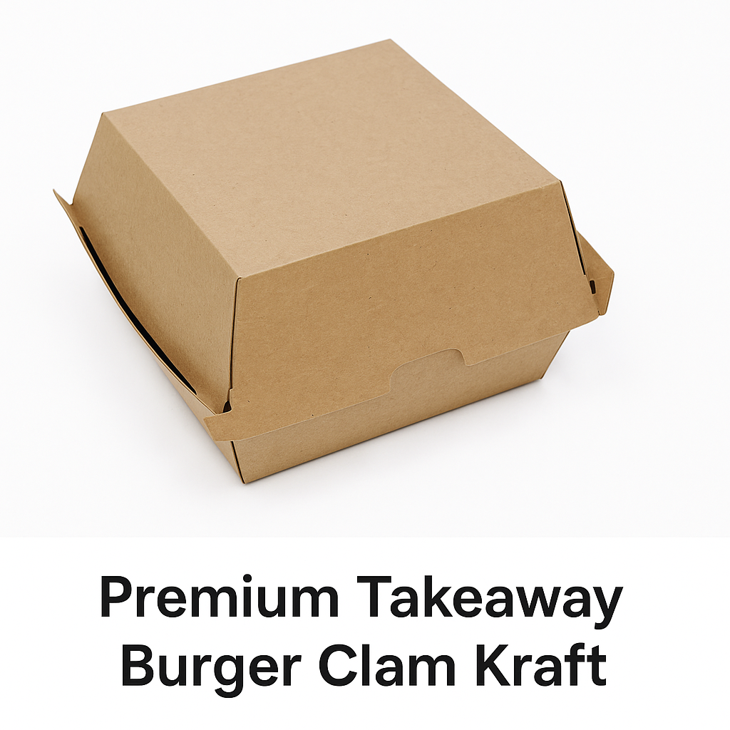 Premium Takeaway Burger Clam KRAFT