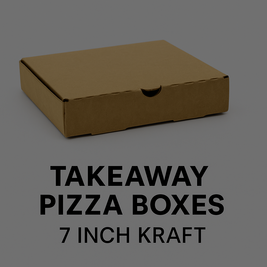 Takeaway Pizza Boxes 7 Inch Kraft
