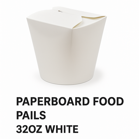 Paperboard Food Pails 32oz White