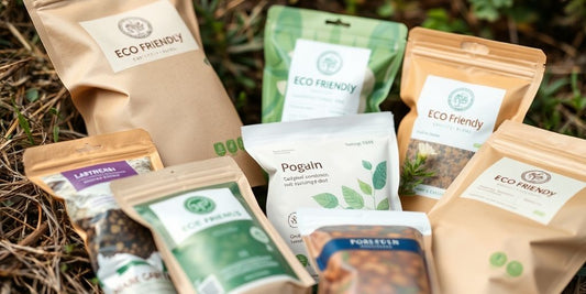 Sustainable packaging materials and the Earth.