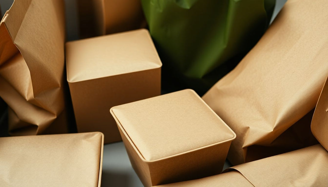 Restaurant food containers made from sustainable materials.