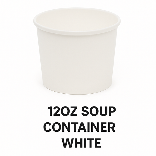 12oz Soup Container White