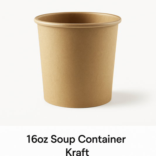 16oz Soup Container Kraft