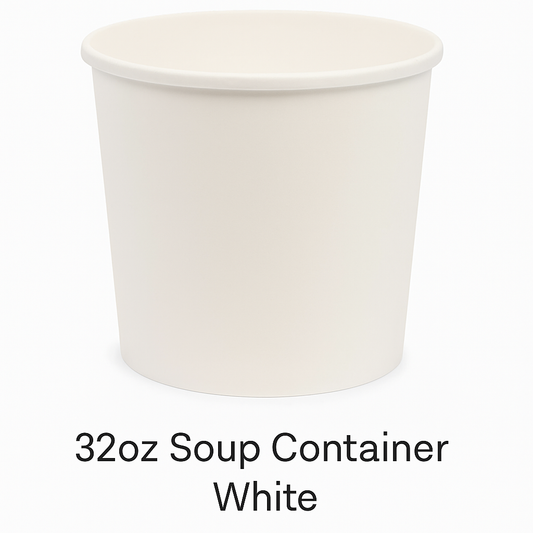 32oz Soup Container White