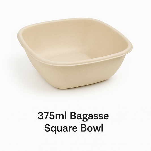 375ml Bagasse Square Bowl