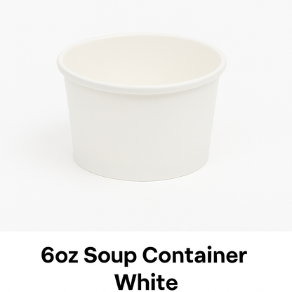 16oz Soup Container White