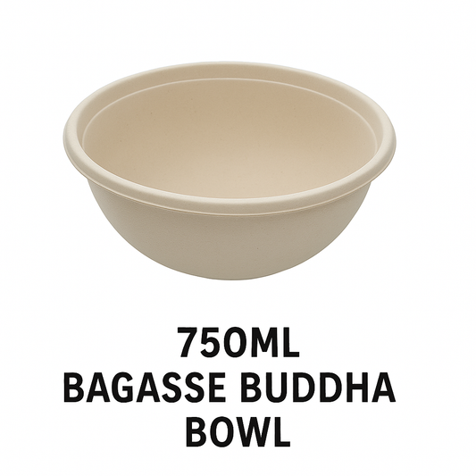 750ml Bagasse Buddha Bowl
