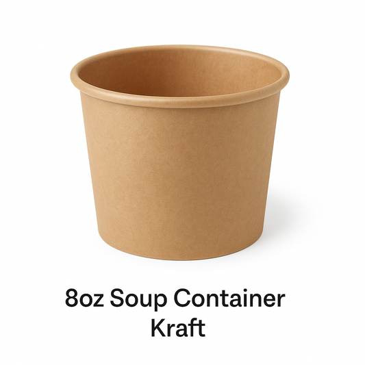 8oz Soup Container Kraft