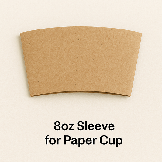 8oz Sleeve for Paper Cups Kraft