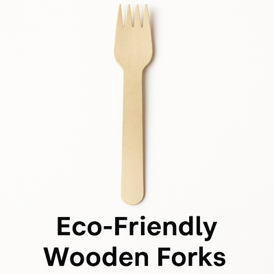 Eco-Friendly Wooden Forks