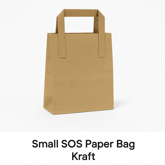 Small SOS Paper Bag Kraft