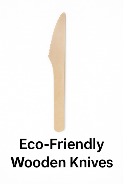 Eco-Friendly Wooden Knives
