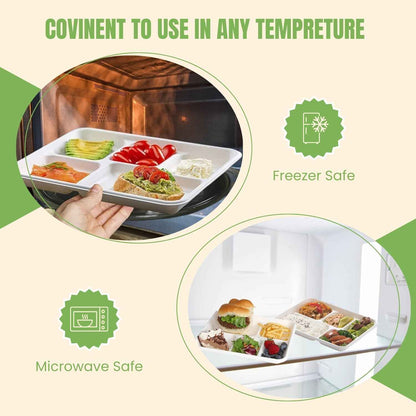 Eco-Friendly Compartment Plates