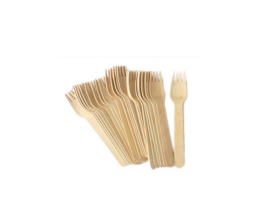 Eco-Friendly Wooden Forks